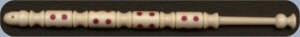 Acorn - Decorated Bobbins - Red for Stop